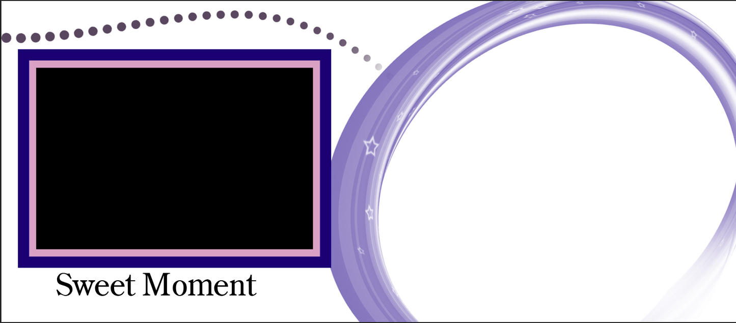 Sweet Moment Lavender Swirl – Custom Photo Print Ceramic Mug (11oz) - Personalized Gift for Memories