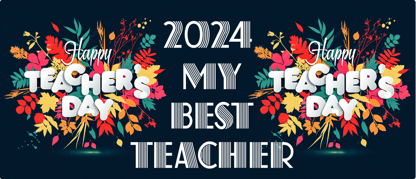 Autumn Tribute Teacher's Day 2024 – Custom Photo Print Ceramic Mug (11oz) - Best Teacher Personalized Gift