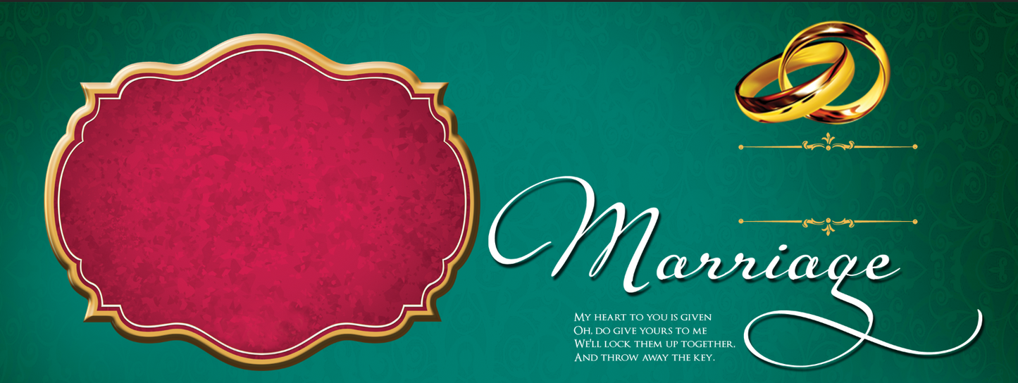 Emerald Marriage & Golden Rings – Custom Photo Print Ceramic Mug (11oz) - Personalized Gift