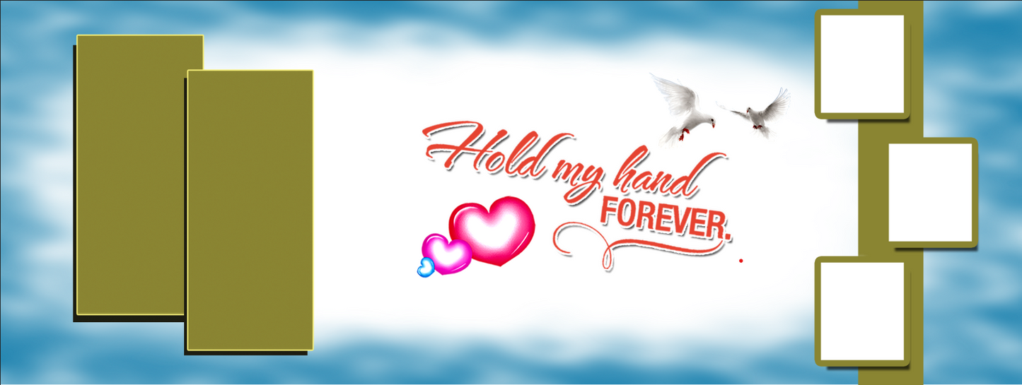 Hold My Hand Forever – Custom Photo Print Ceramic Mug (11oz) - 5-Slot Personalized Gift Collage