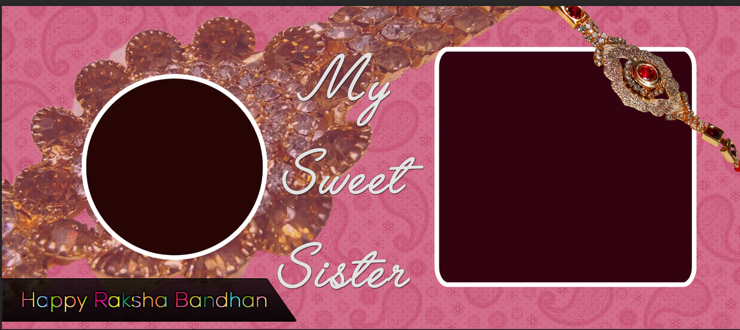 Pink Jewel Tribute – Custom Photo Print Ceramic Mug (11oz) - Personalized Gift for Sister