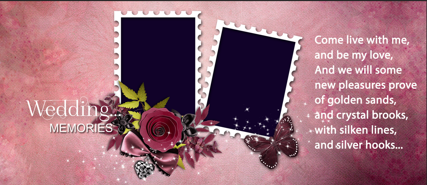 Wedding Memories Rose – Custom Photo Print Ceramic Mug (11oz) - Personalized Gift for Couples