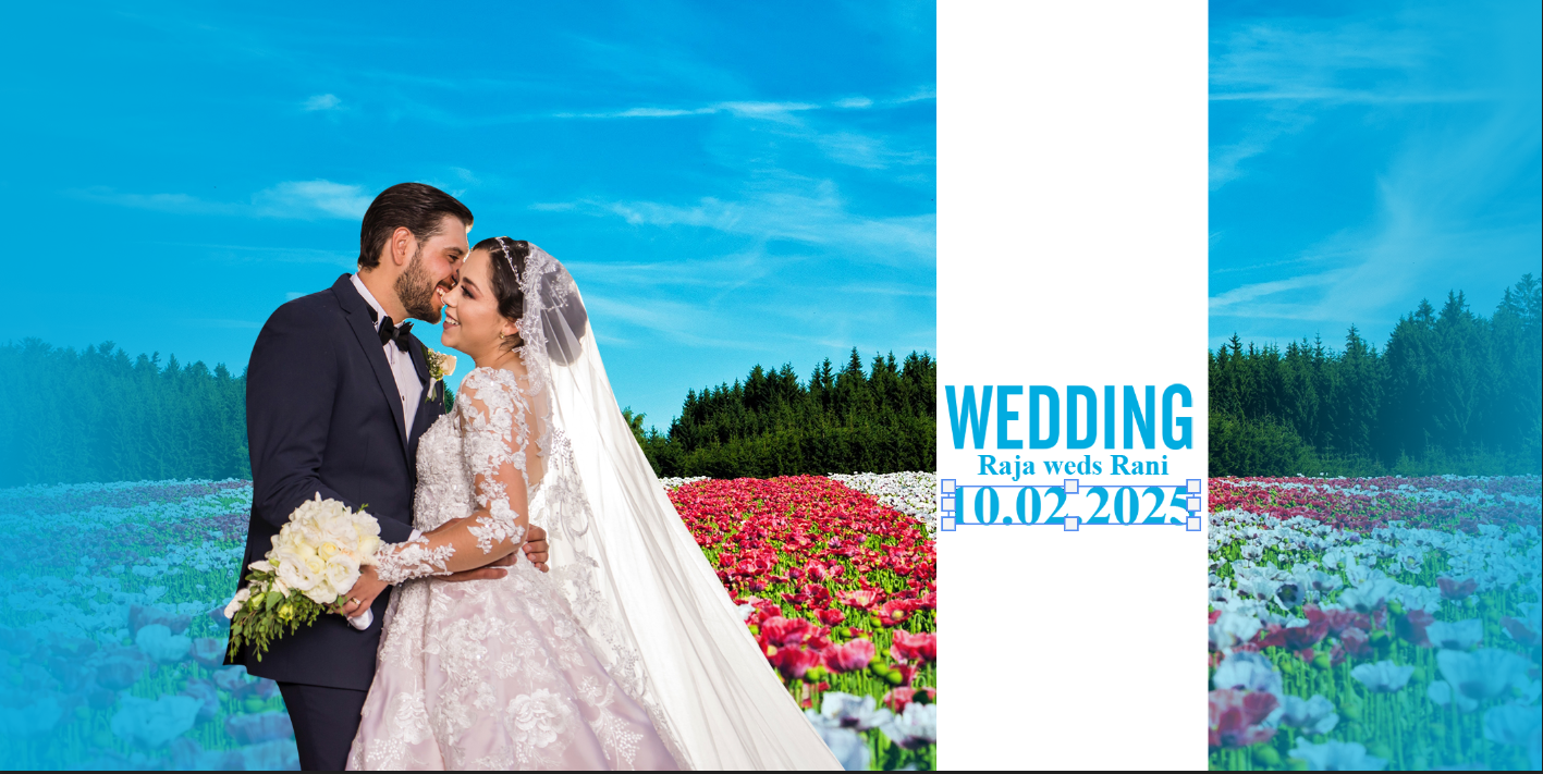 Spring Romance Wedding – Custom Photo Print Ceramic Mug (11oz) - Personalized Gift for Couples