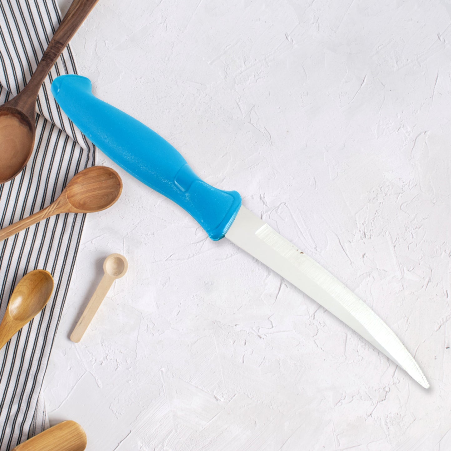 Heavy-duty Stainless Steel Kitchen Knife With Ergonomic Handle (1 Pc) - Happy Price - Image 4