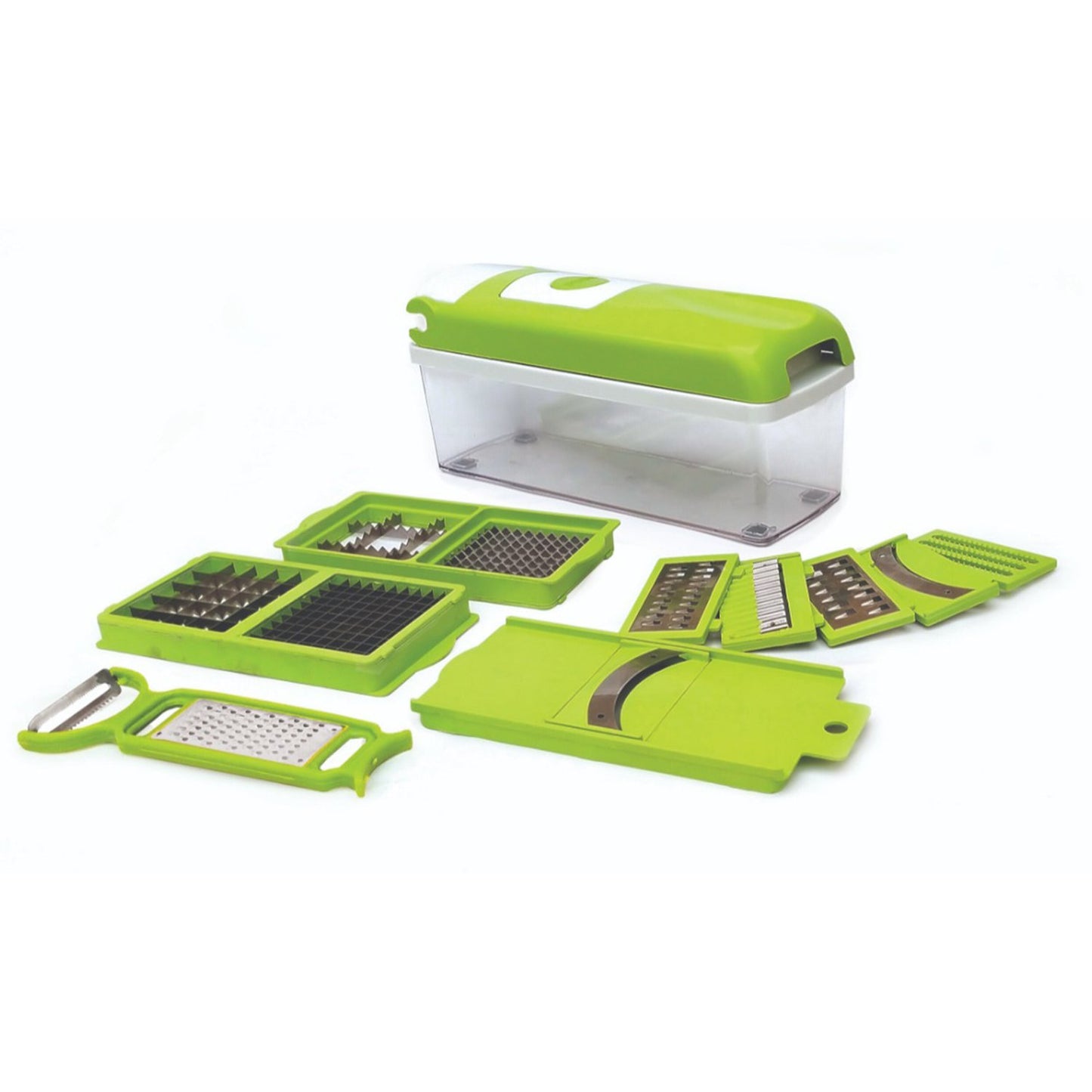 Plastic 13-in-1 Manual Vegetable Graterchipser And Slicer - Happy Price - Image 7