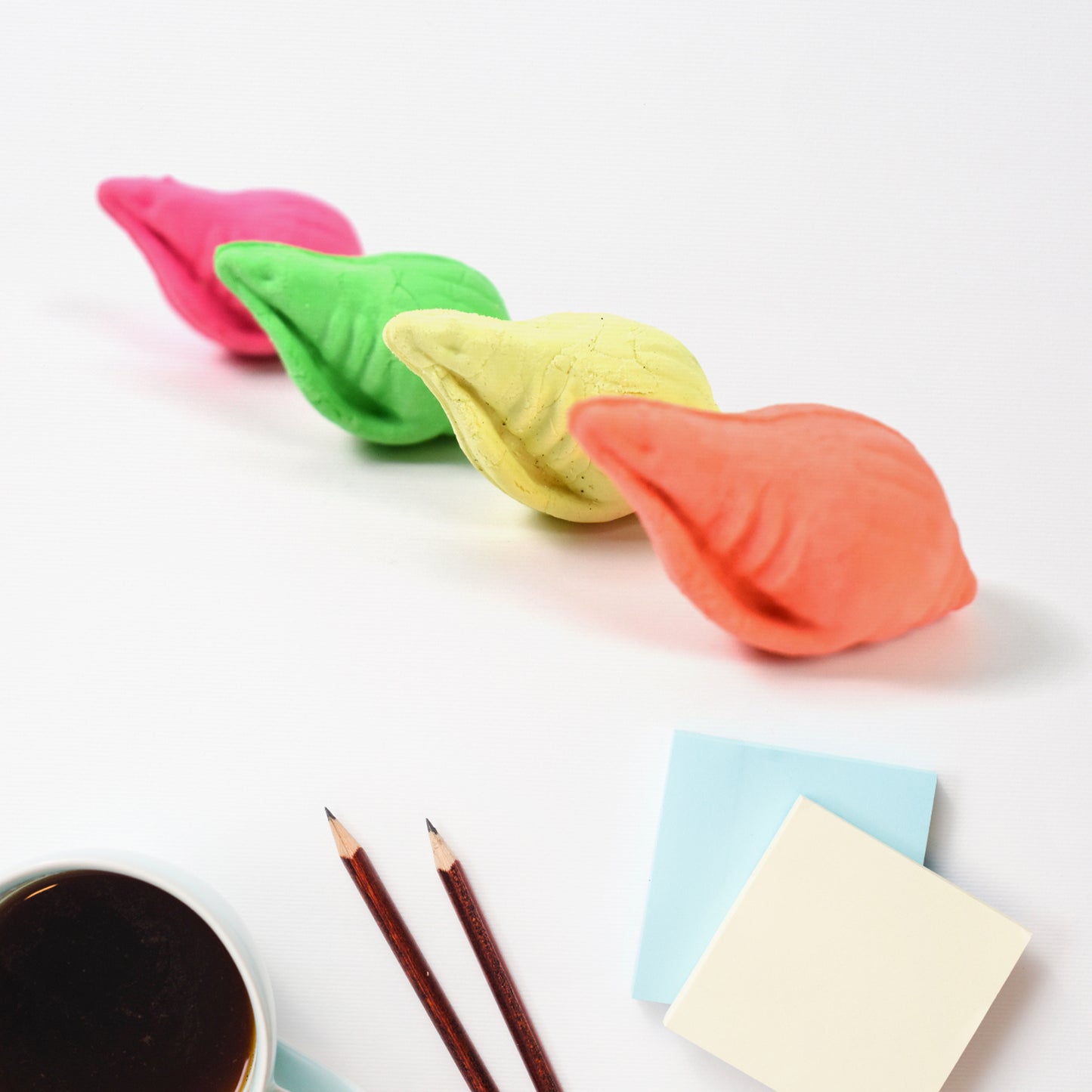Shankh Shape Eraser Rubber (1 Pc  Mix Colour  Design) - Happy Price - Image 3