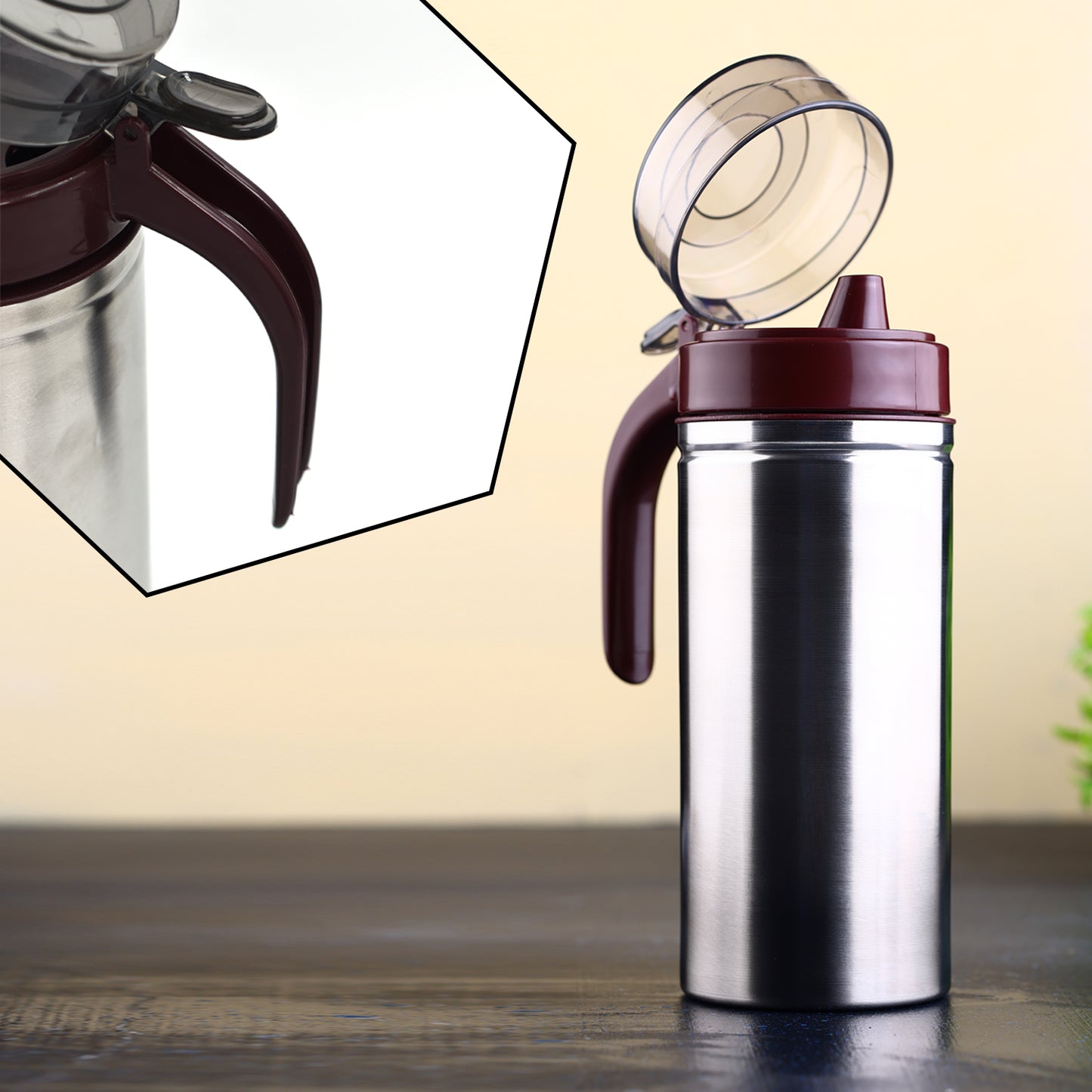 Oil Dispenser Stainless Steel With Small Nozzle 750ml - Happy Price - Image 3