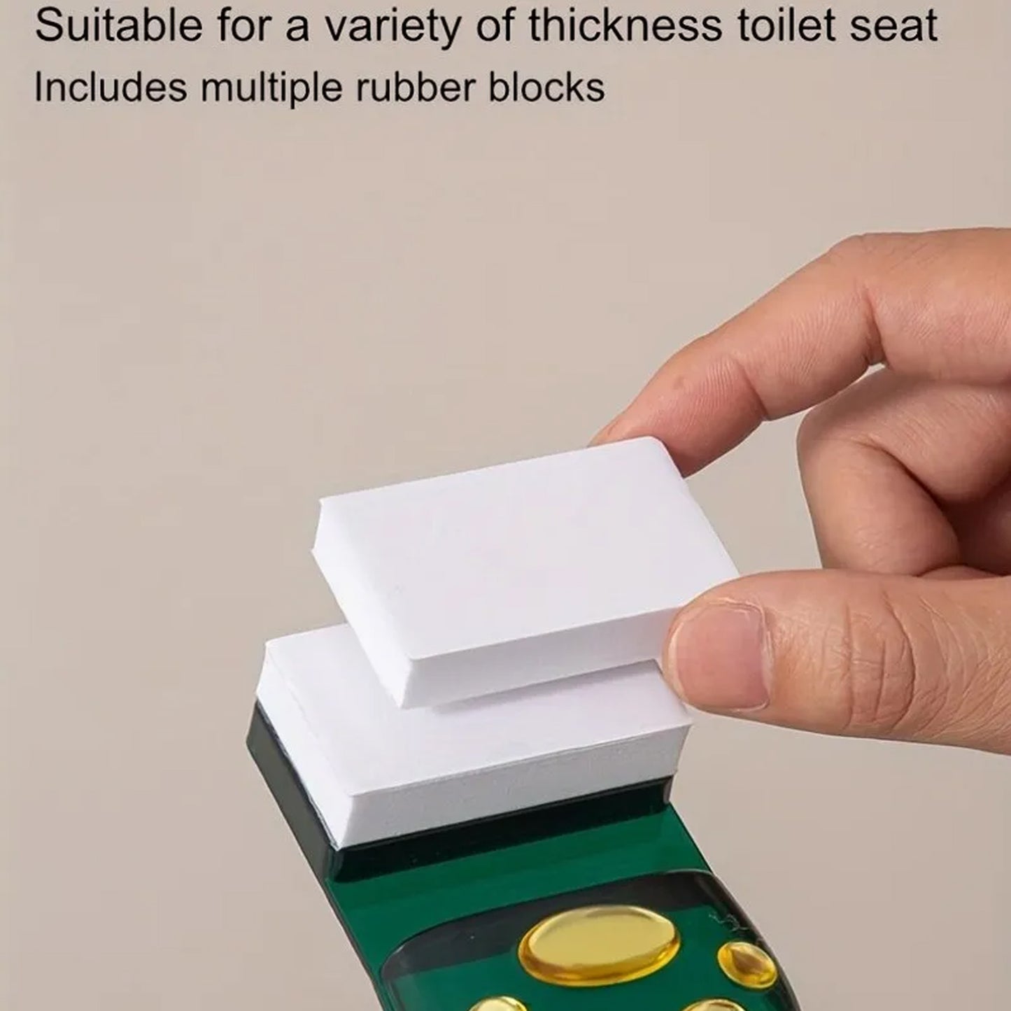 Fragrance Toilet Cap  Lid Lifter Toilet Seat Cover (2 Pc Set) - Happy Price - Image 5