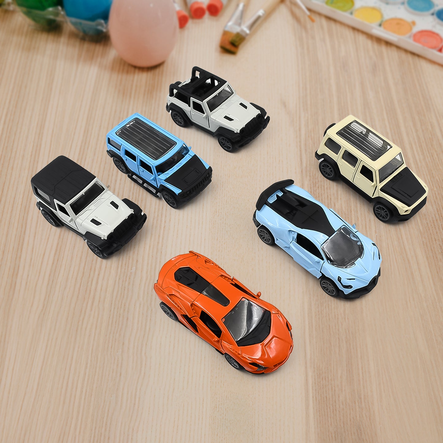 Mini Pull Back Car Widely Used By Kids (1 Pc  Mix Color  Design) - Happy Price - Image 2