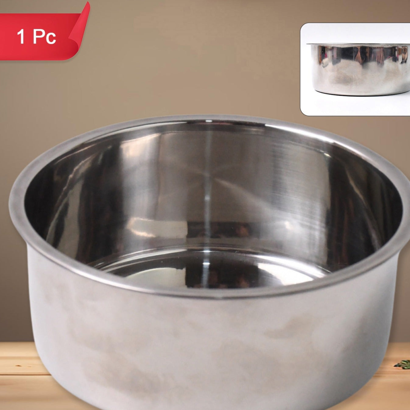 Stainless Steel Table Small Dish Bowl Plate Set For Side Dish Sauce  (1 Pc) - Happy Price - Image 1
