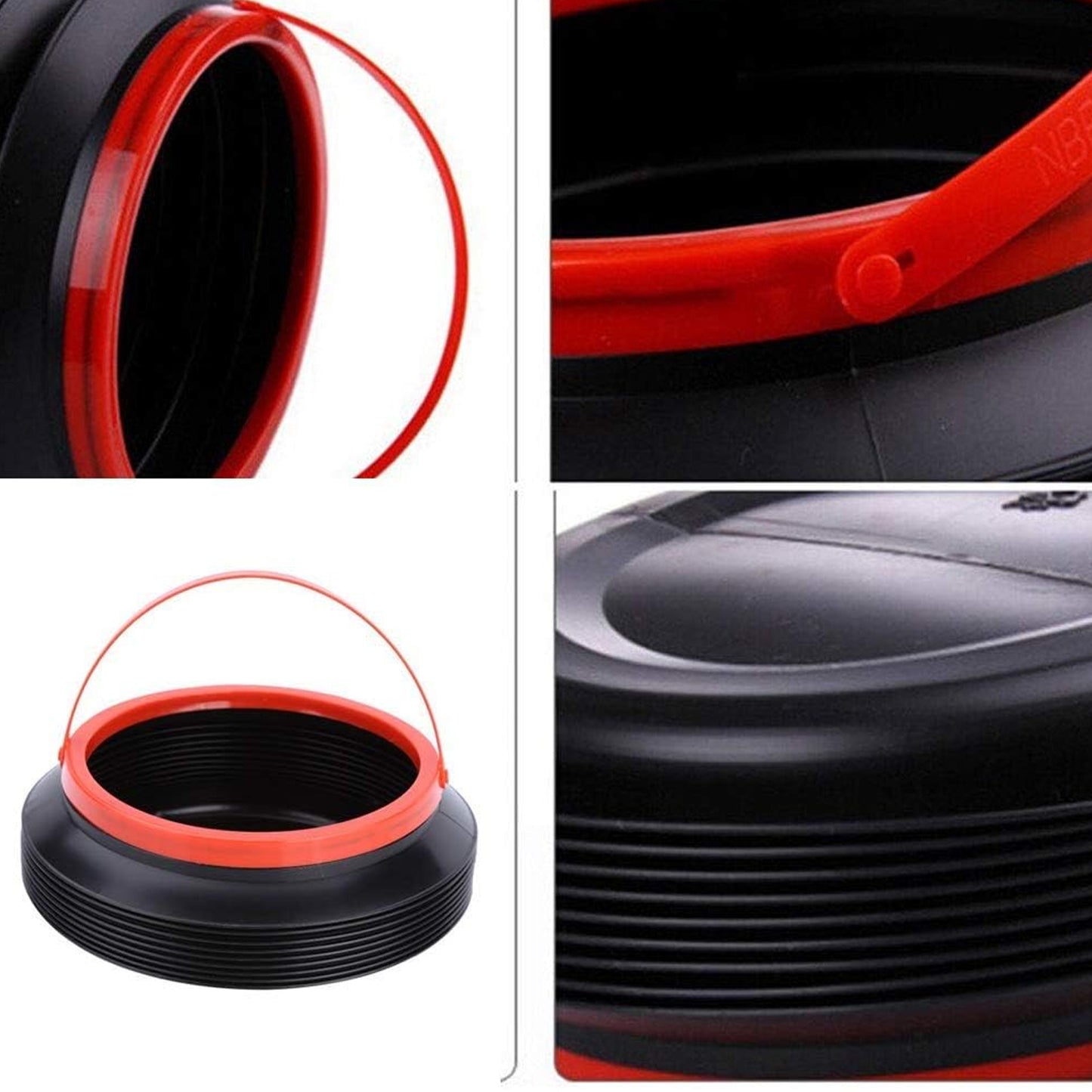 r  Foldable Storage Bucket  Water Container  Dustbin Multiuse Bucket For Home  Car  Kitchen Use Bucket - Happy Price - Image 4