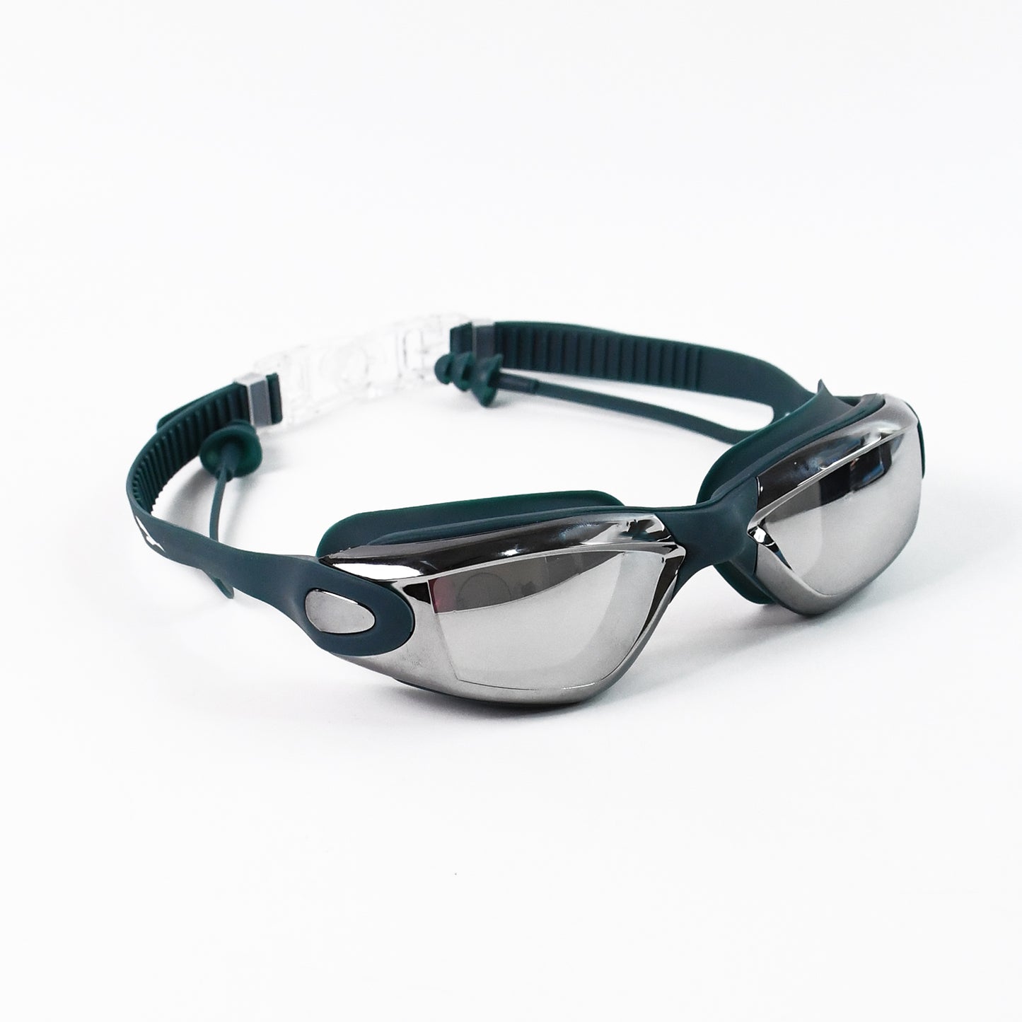 Professional Anti-fog Uv Protection Swimming Goggles With Mirrored Lenses And Earplugs - Happy Price - Image 4