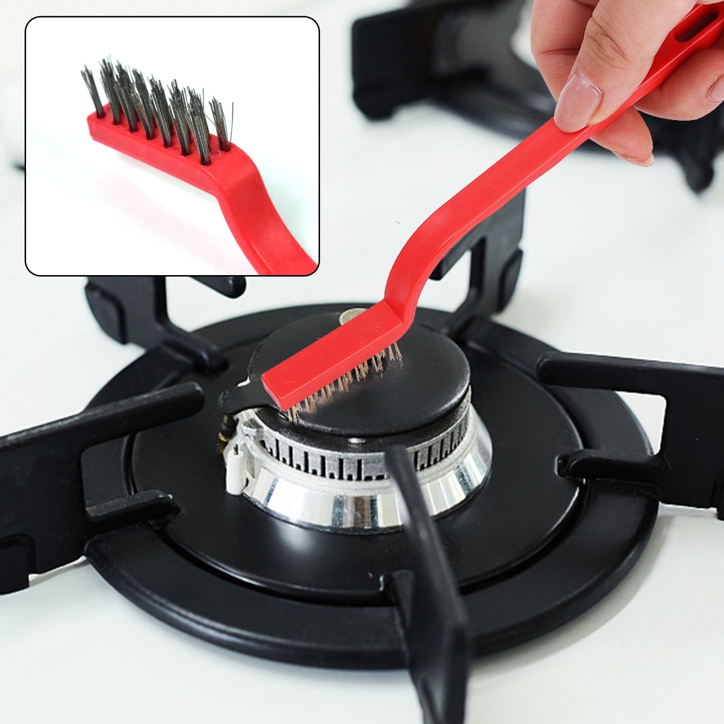 Mini Wire Brush Stainless Steel (1 Pc) - Happy Price - Image 3