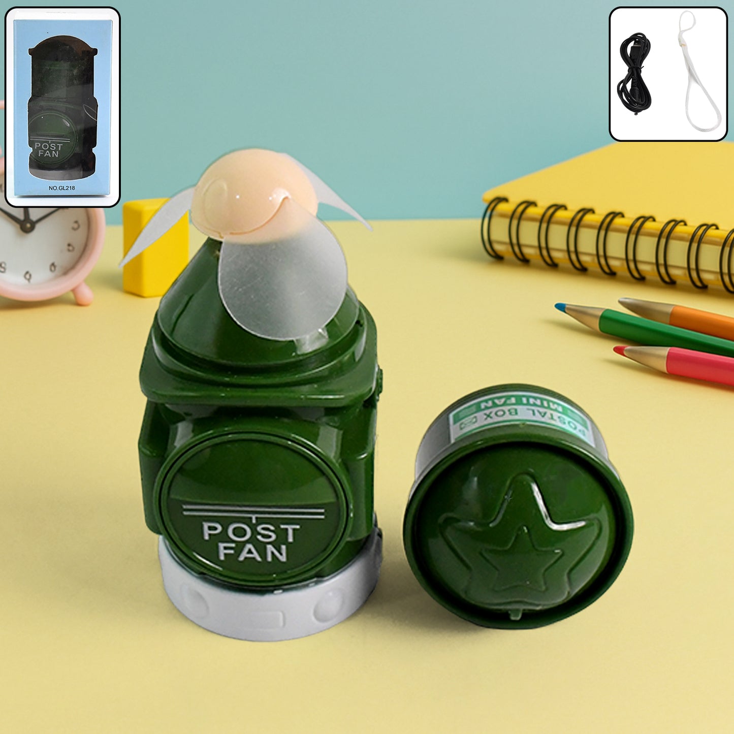 Manual Portable Handheld Post Fan - Happy Price - Image 2