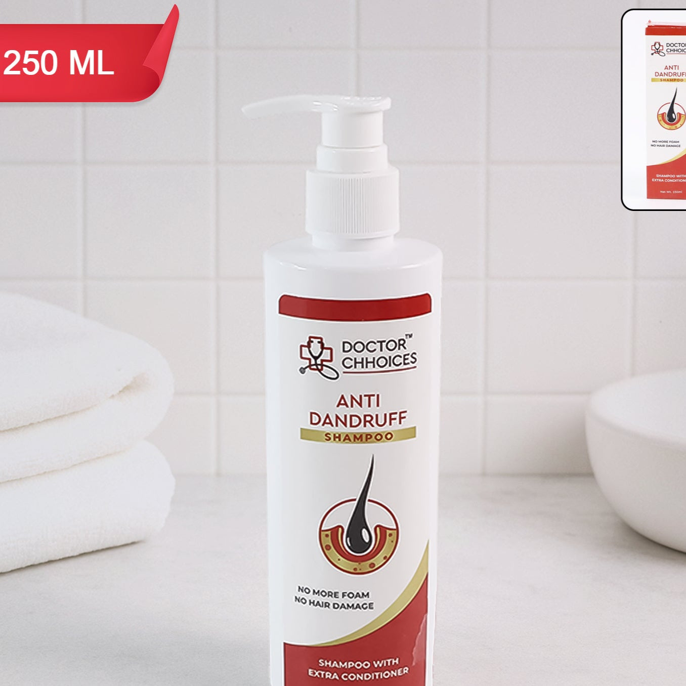 Doctor Chhoices Anti-dandruff Shampoo 250ml - Happy Price - Image 1