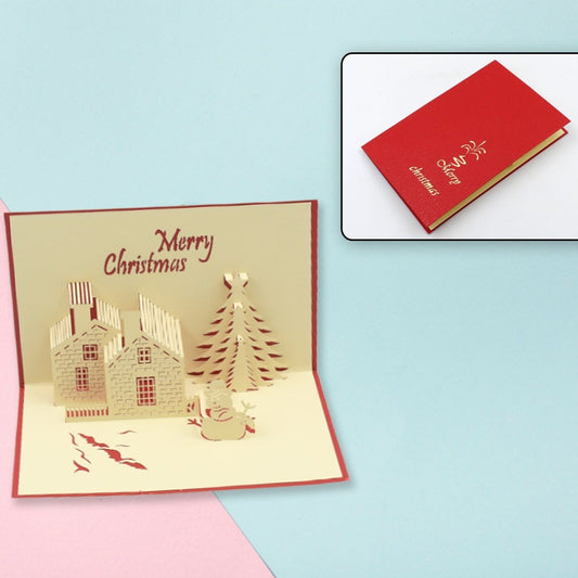 3d Paper Wish Card High Quality Paper Card All Design Card Good Wishing Card  (Birthday  Valentine  Love  Christmas Card) (1pc ) - Happy Price - Image 1