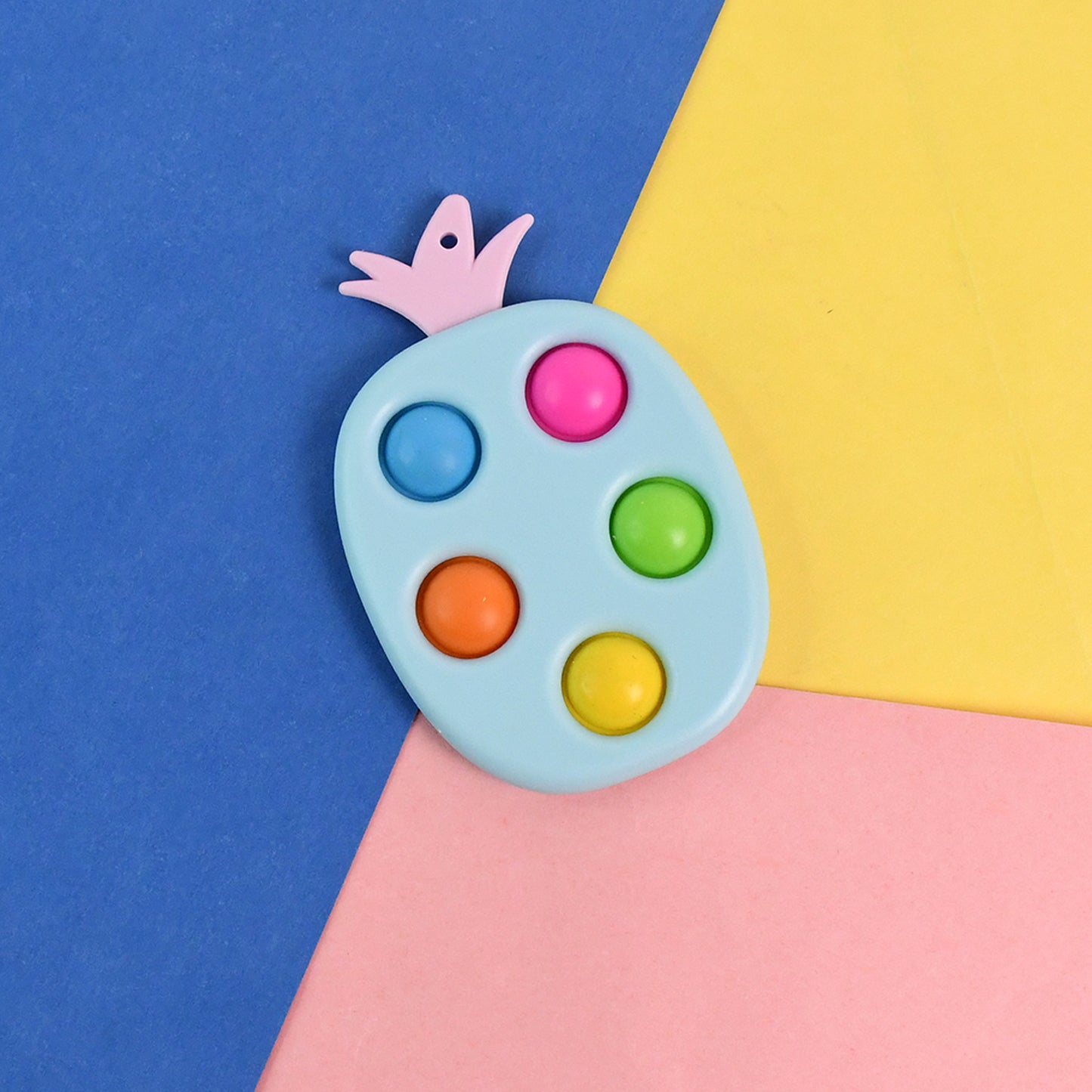 Silicone Push Pop Keychain Toy For Kids (1 Pc) - Happy Price - Image 5