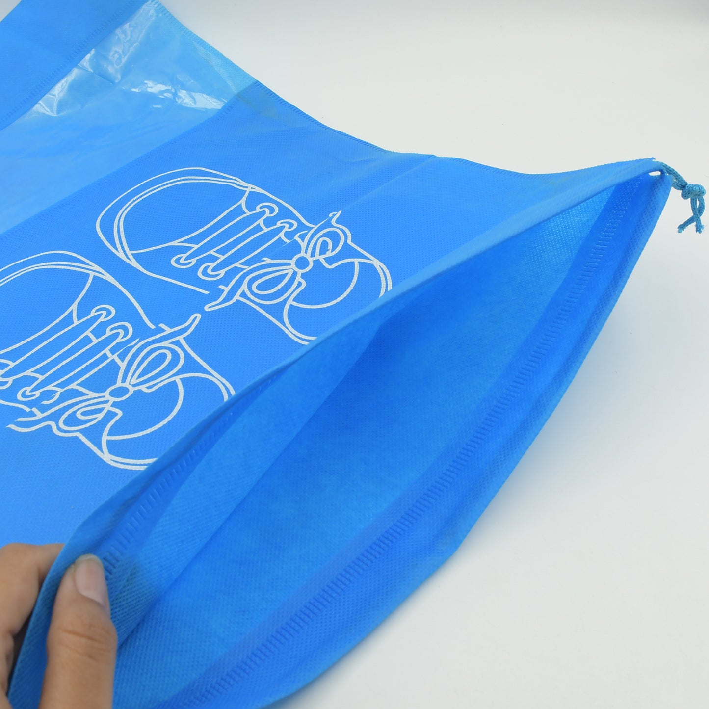 Beach Bag Shoes Storage Bag Closet Organizer Non-woven Travel Portable Bag Waterproof Pocket Clothing Classified Hanging Bag Shoe Bag Luggage Travel Portable Shoe Pouch Non Woven Transparent Window (1 Pc ) - Happy Price - Image 3