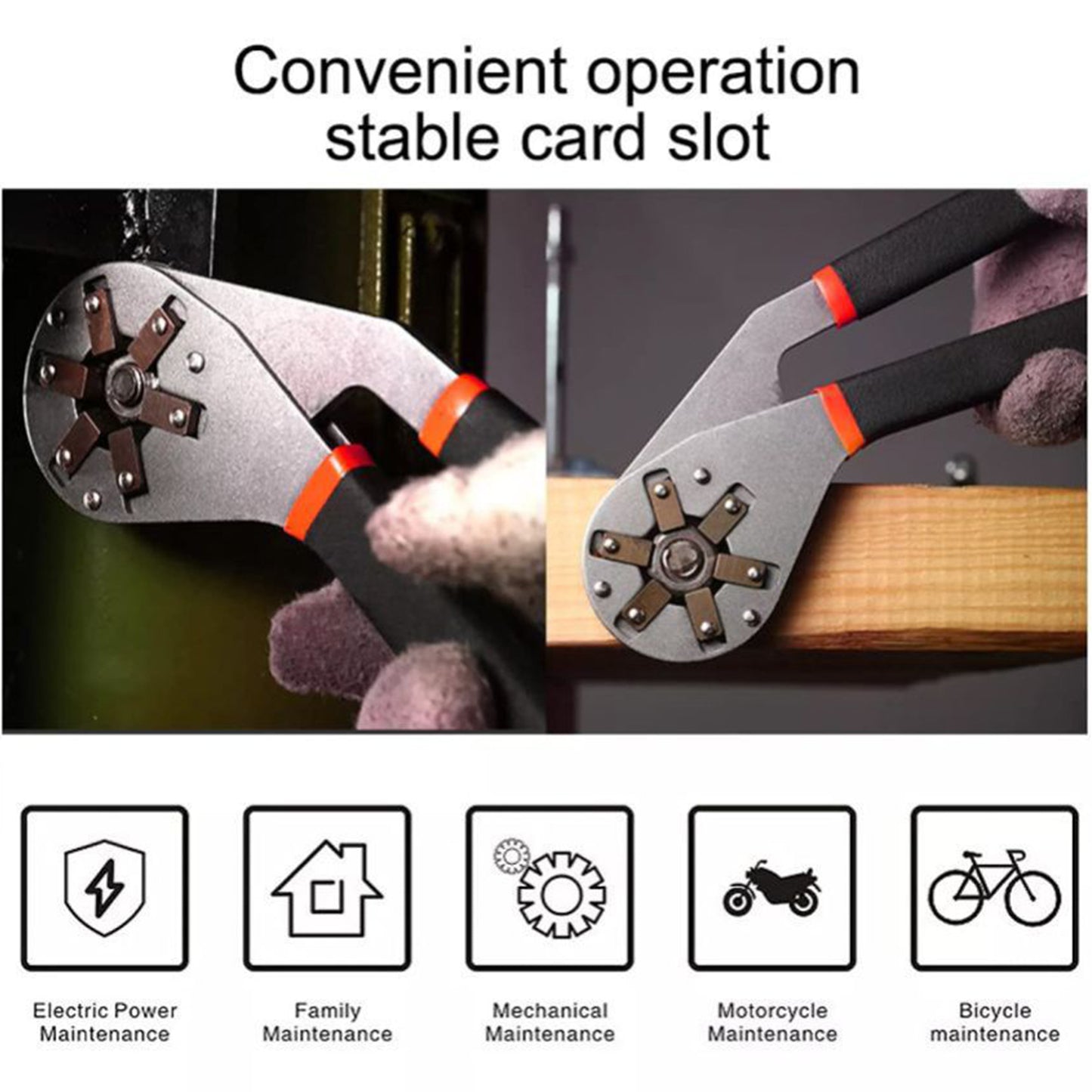 Multi-function Hexagon Universal Wrench Adjustable Bionic Plier Spanner Repair Hand Tool (Small) Single Sided Bionic Wrench Household Repairing Wrench Hand Tool - Happy Price - Image 3
