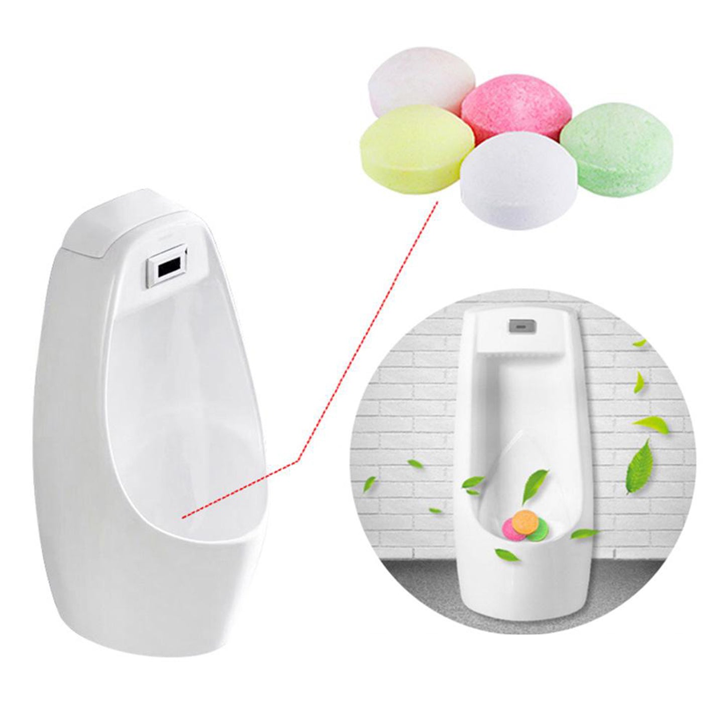Urinal Cubes  Sani Cubes  Bathroom Freshener Fragrance Blocks Air Freshener For Bathroom Toilet Shoe Rack Etc. Long-lasting Fragrance - Happy Price - Image 3