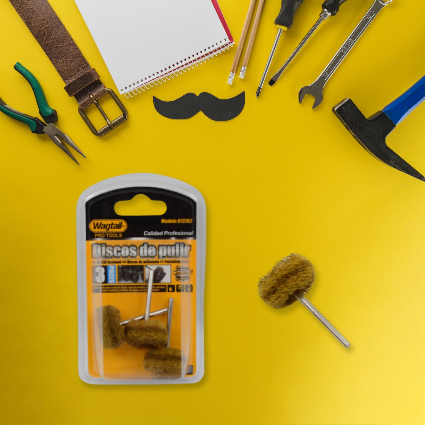 Abrasive Buffing Polishing Wheel Set (3 Pcs) - Happy Price - Image 5