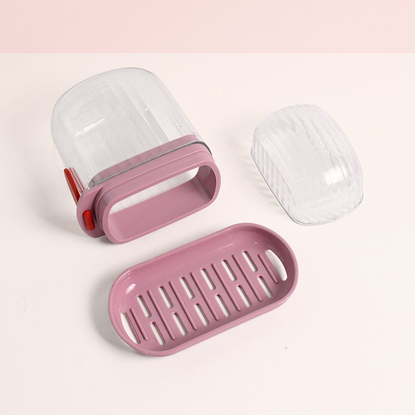 Multipurpose Plastic Soap Dish With Transparent Dust-proof Lid Sabudani (1 Pc) - Happy Price - Image 5