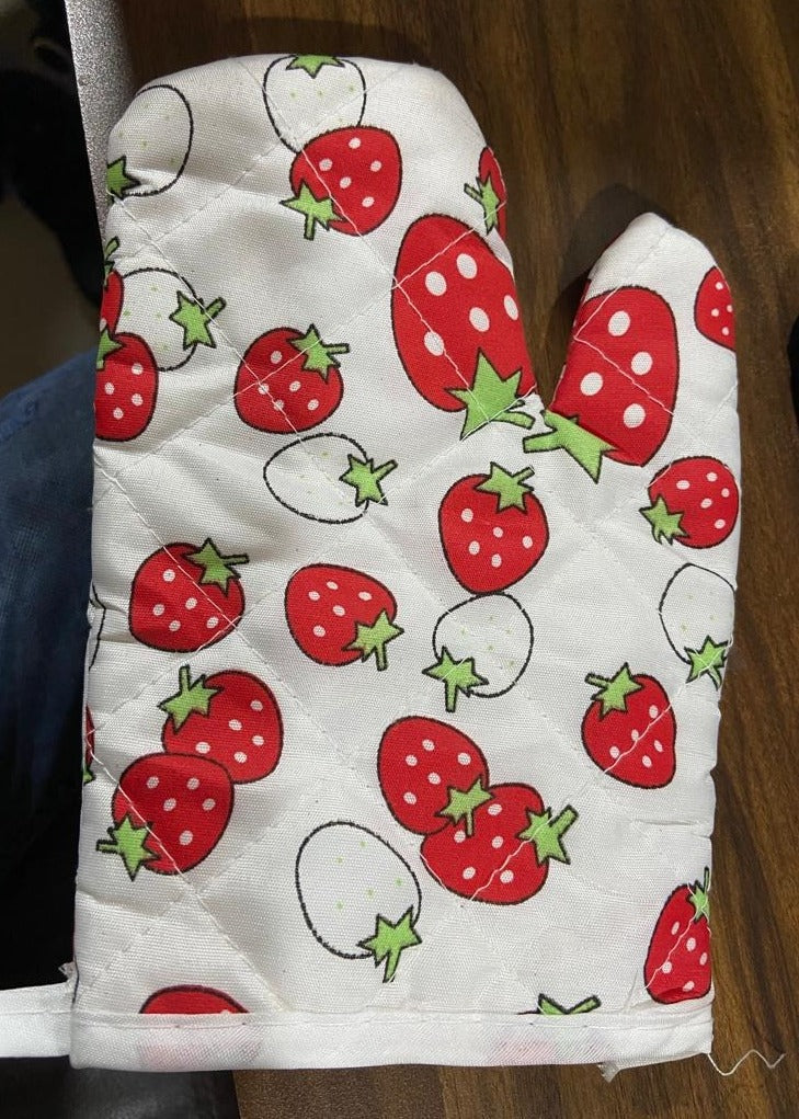 Designer Multicoloured Oven Mitt And Pot Holder - Happy Price - Image 7