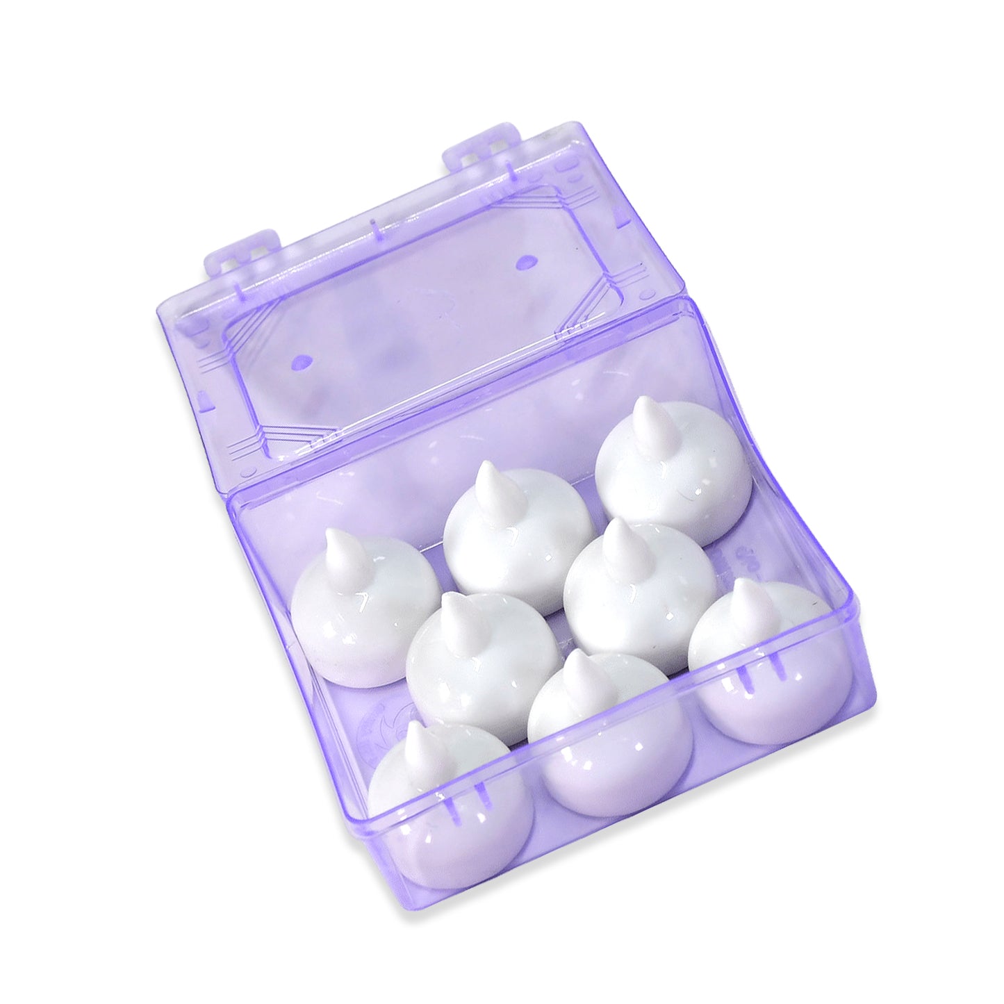 Set Of 8pcs With Transparent Box. Flameless Floating Candles Battery Operated Tea Lights Tealight Candle - Decorative Wedding. - Happy Price - Image 2