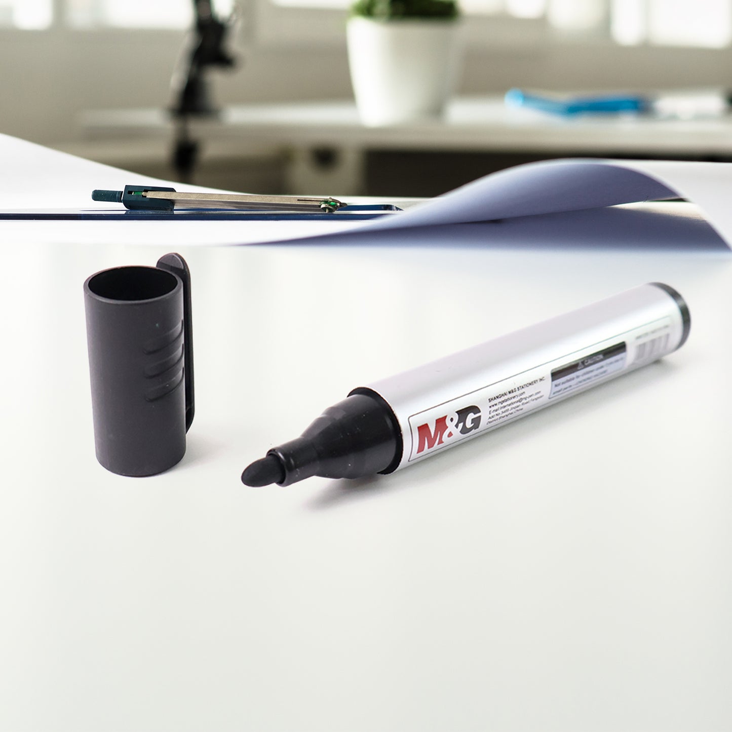 Premium Permanent Black Marker Pen Set (6 Pcs Set) - Happy Price - Image 4