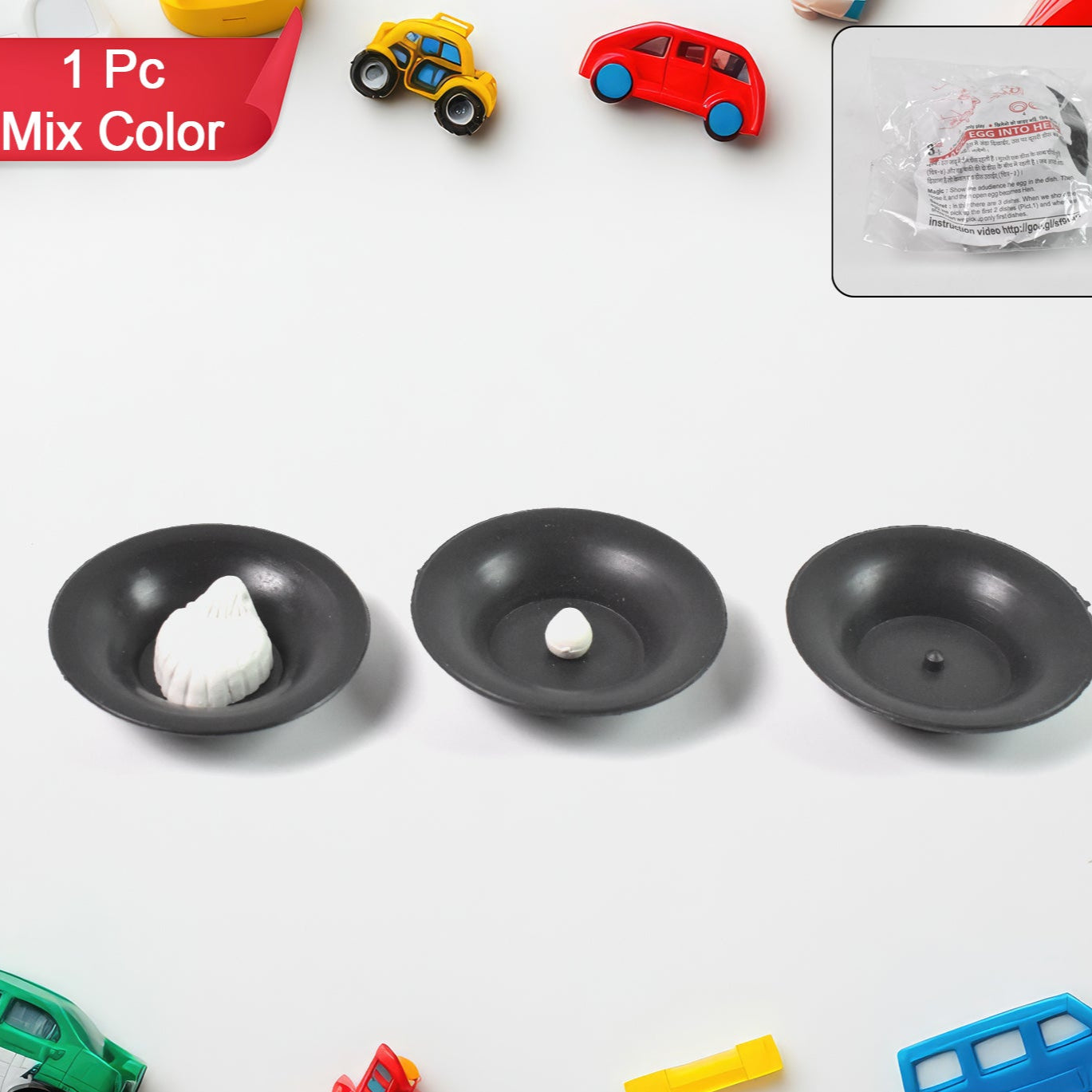 Small Magic Egg To  Hen  Chicken Toy (1 Pc  Mix Color  Design) - Happy Price - Image 1