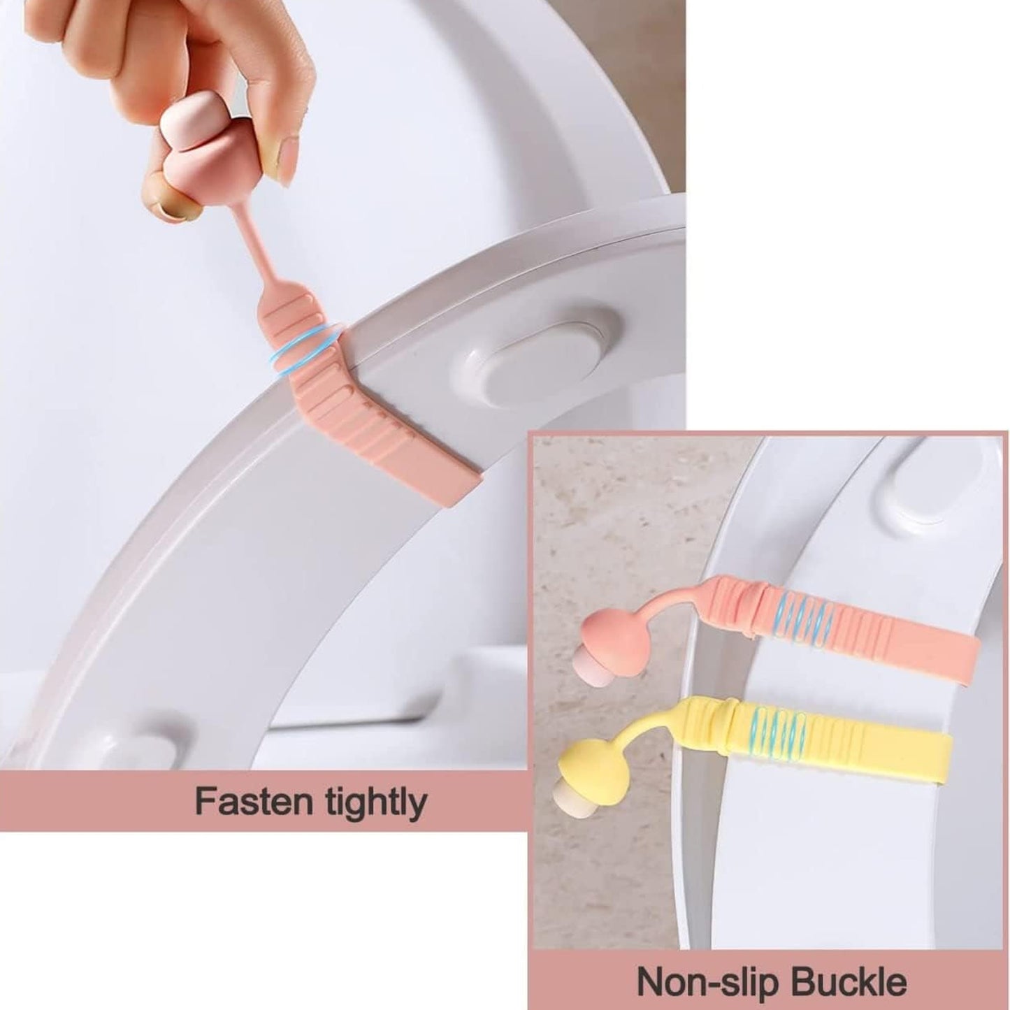 Silicone Toilet Seat Lifter Band (1 Pc) - Happy Price - Image 3