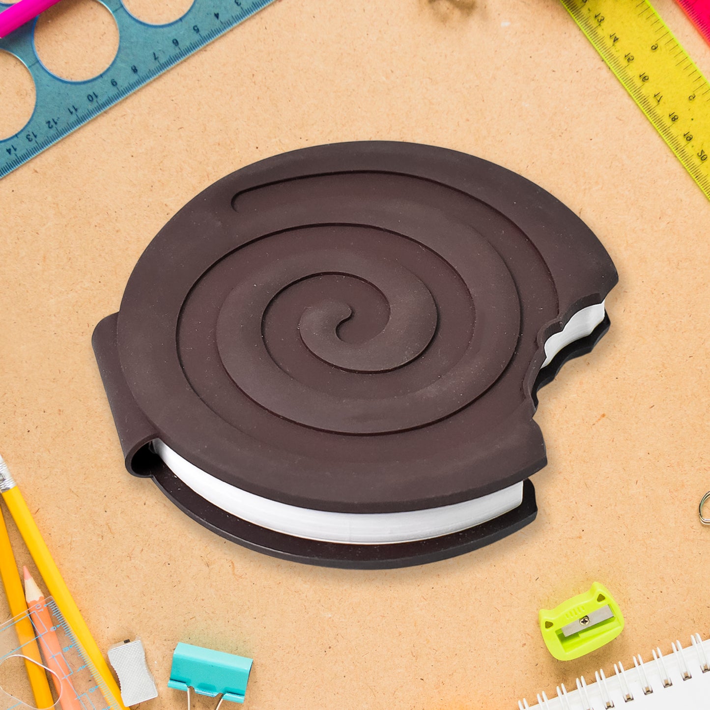 Round Chocolate Diary Notebooks Original Smell Writing Practice Book ( 1pc  Book) - Happy Price - Image 2