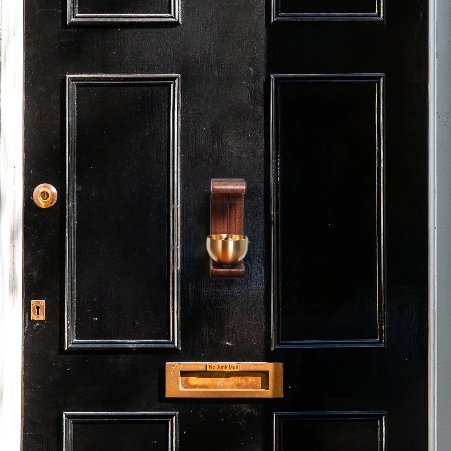 Japanese Style Desktop Zen Bell with Wooden Stand (1 Pc) - Happy Price - Image 3