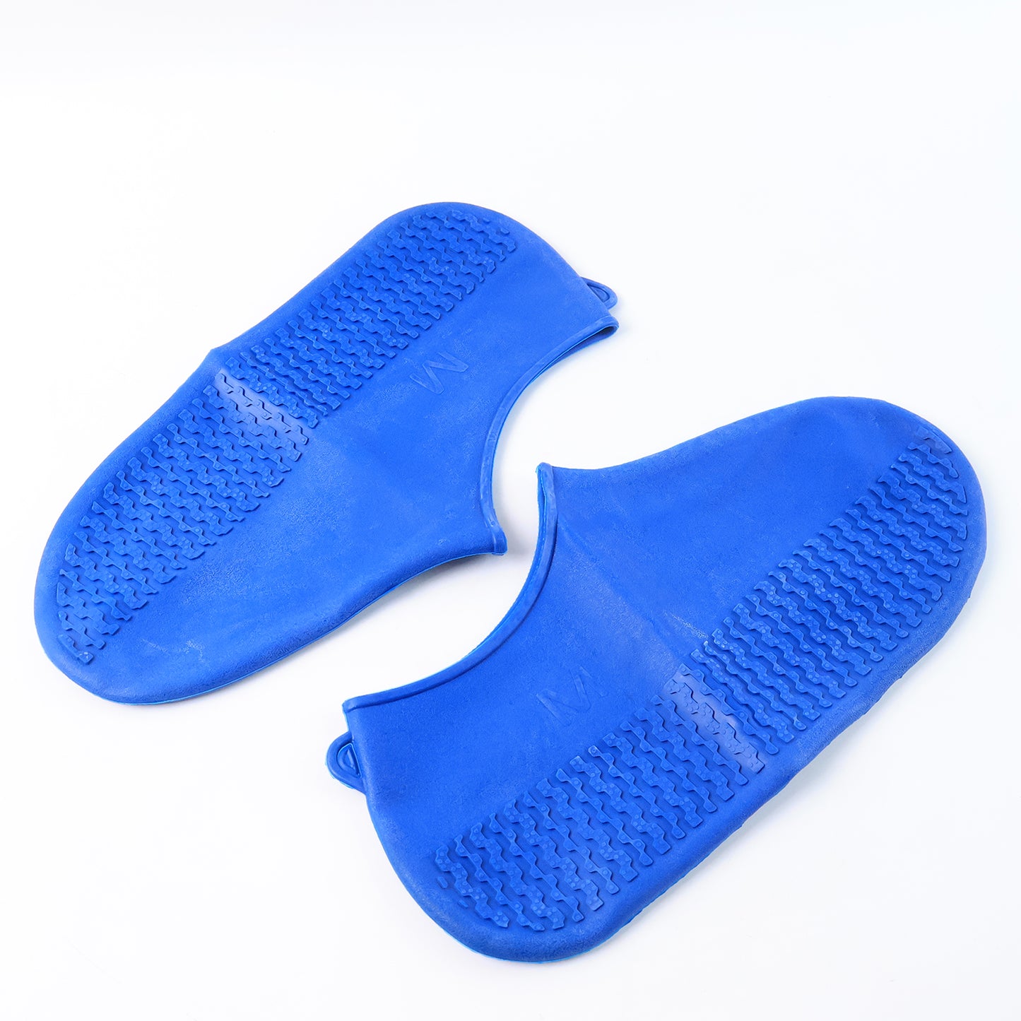 Blue Non-slip Silicone Rain Reusable Anti Skid Waterproof Fordable Boot Shoe Cover (1 Pair) - Happy Price - Image 4