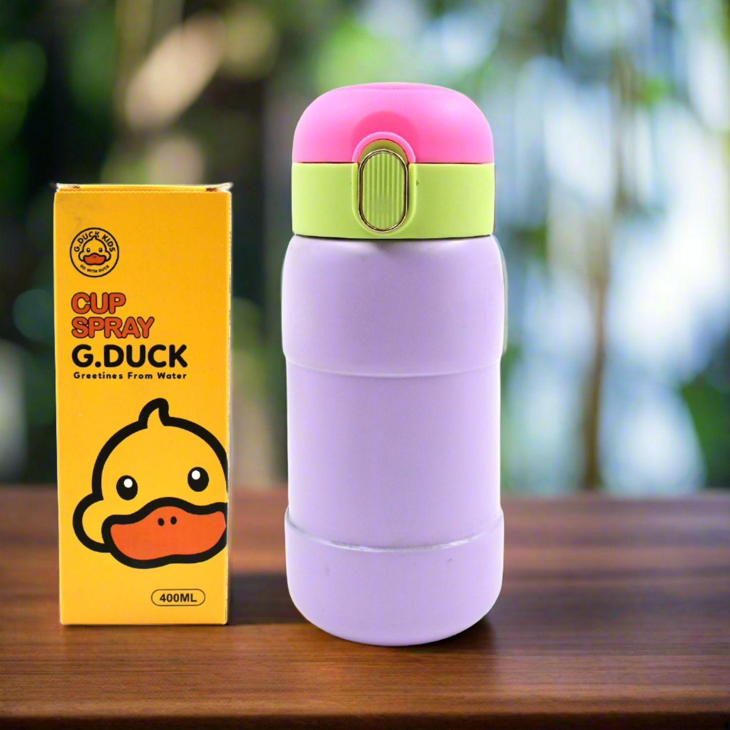 Duckstainless Steel Water Bottle For Kids Adults Steel Flask Metal Thermos Spill Proof Cap Closure Bpa Free For School Home Office Drinkware (1 Pc  Mix Design) - Happy Price - Image 2
