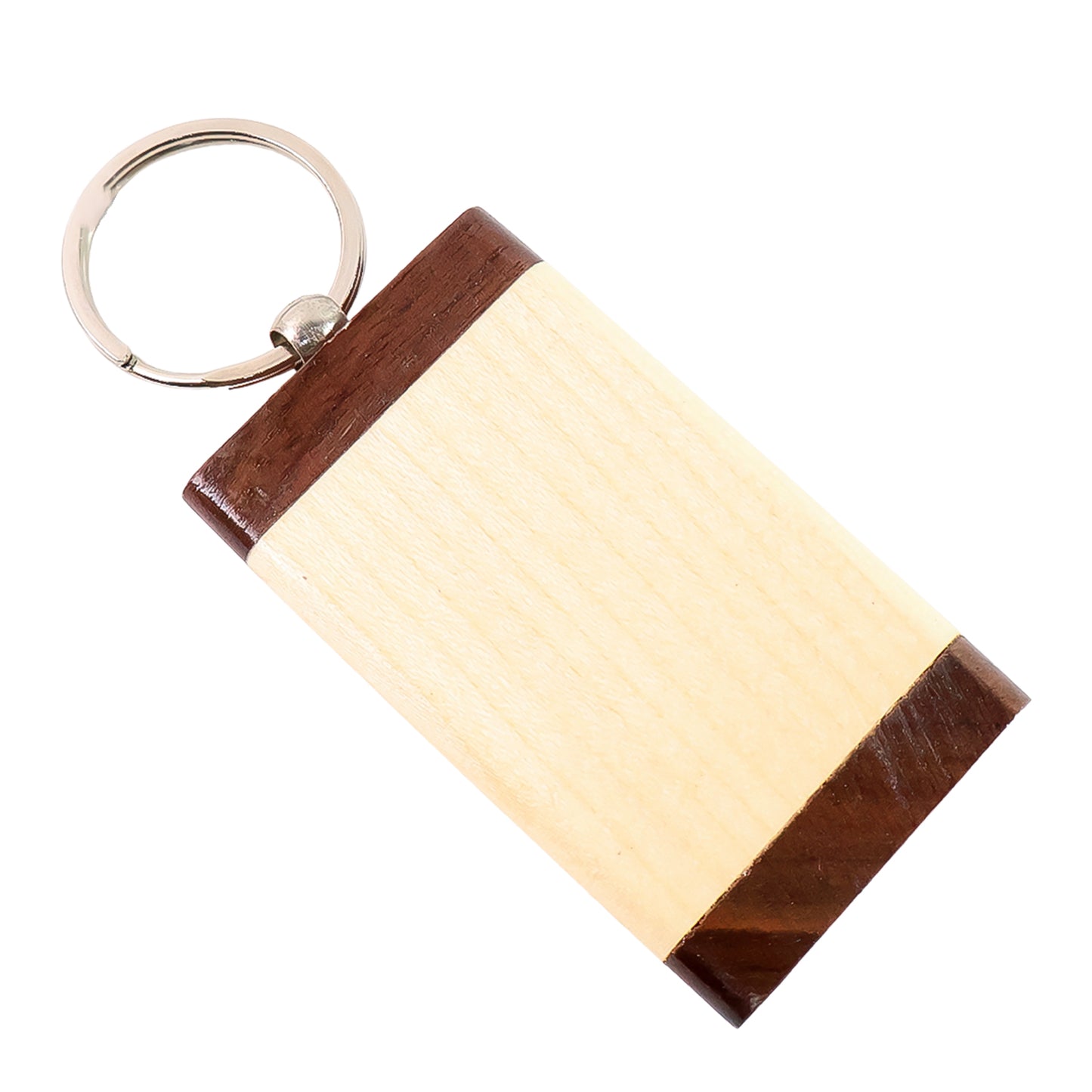 Premium Wooden Keychain With Dual Tone Finish (1 Pc) - Happy Price - Image 5