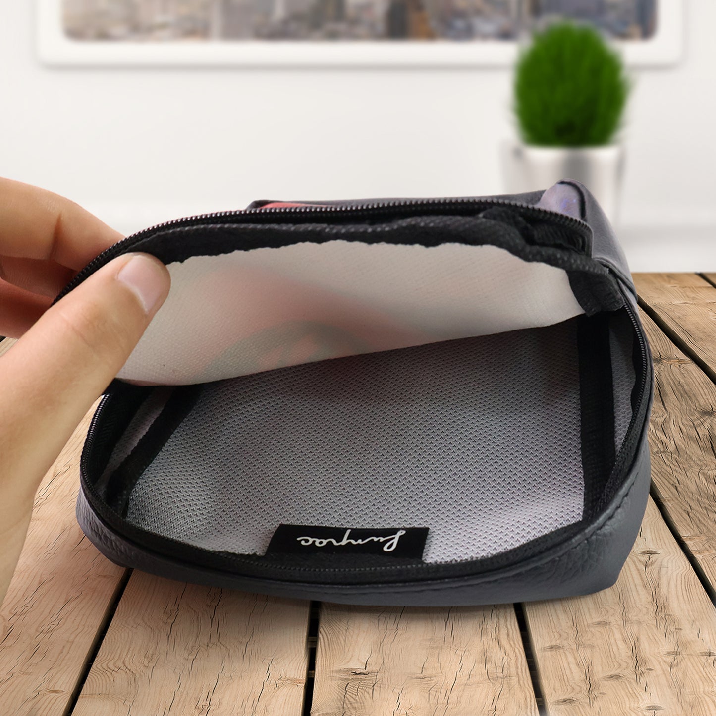 Handcrafted Multipurpose Zipper Pouch With Traditional Art Print (1 Pc) - Happy Price - Image 5