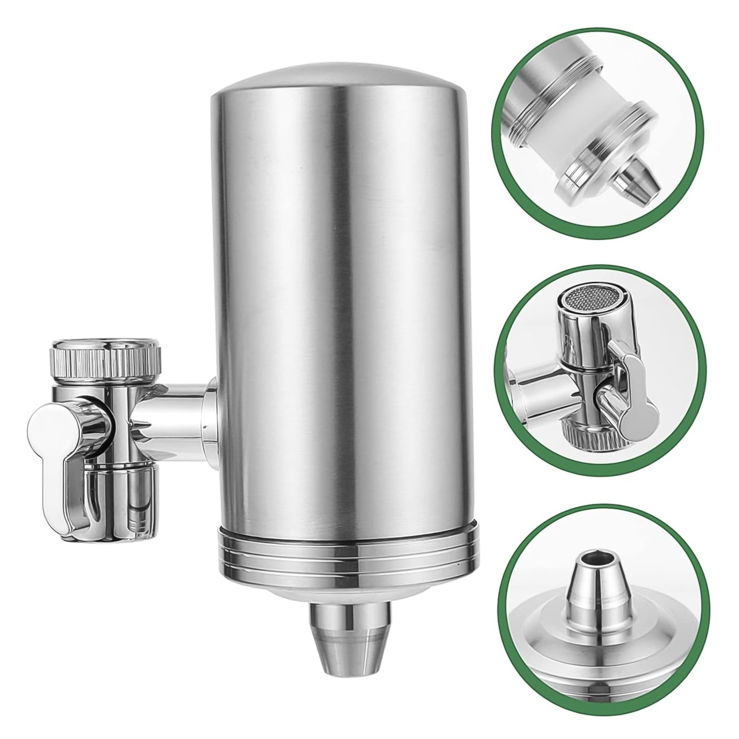 Stainless  Steel Faucet Mount Water Filter Water Purifier (1 Set) - Happy Price - Image 4