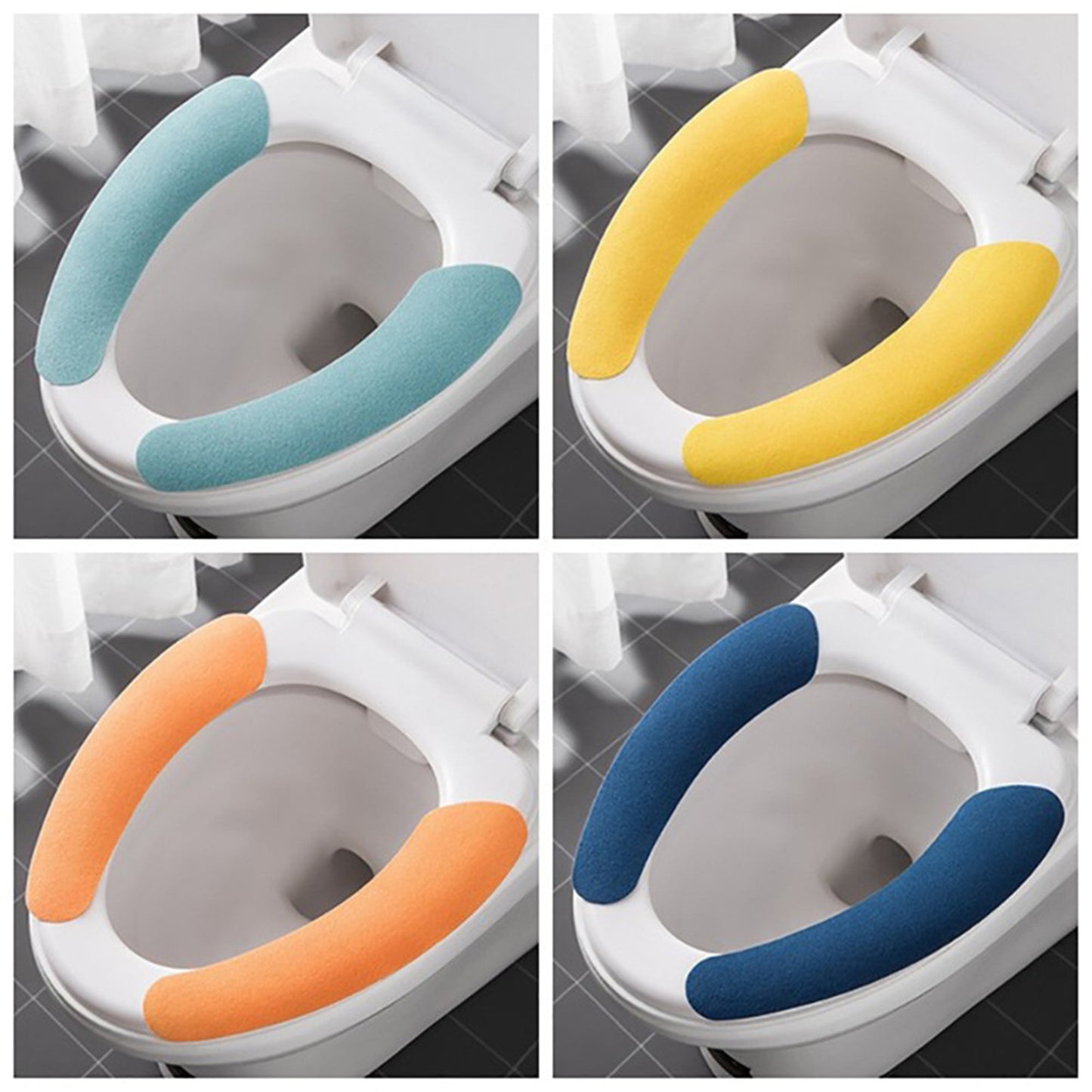 Toilet Seat Cover Toilet Seat Cushion Soft And Warm Washable Toilet Seat Cover Pads Comfortable - Happy Price - Image 3