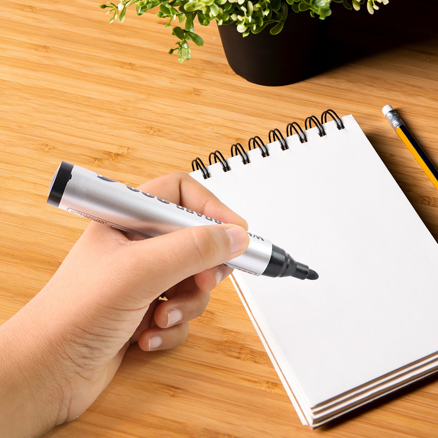 Premium Permanent Black Marker Pen Set (6 Pcs Set) - Happy Price - Image 5