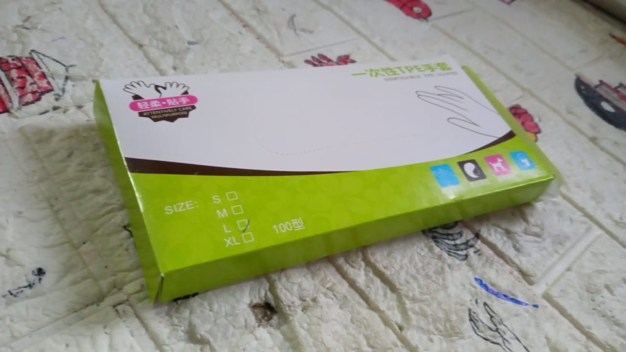 Large Size Plastic Transparent Disposable Clear Plastic Hand Gloves For Home Kitchen Hotels Hospitals Clinics Beauty Parlor Saloons (100 Pcs) - Happy Price - Image 7