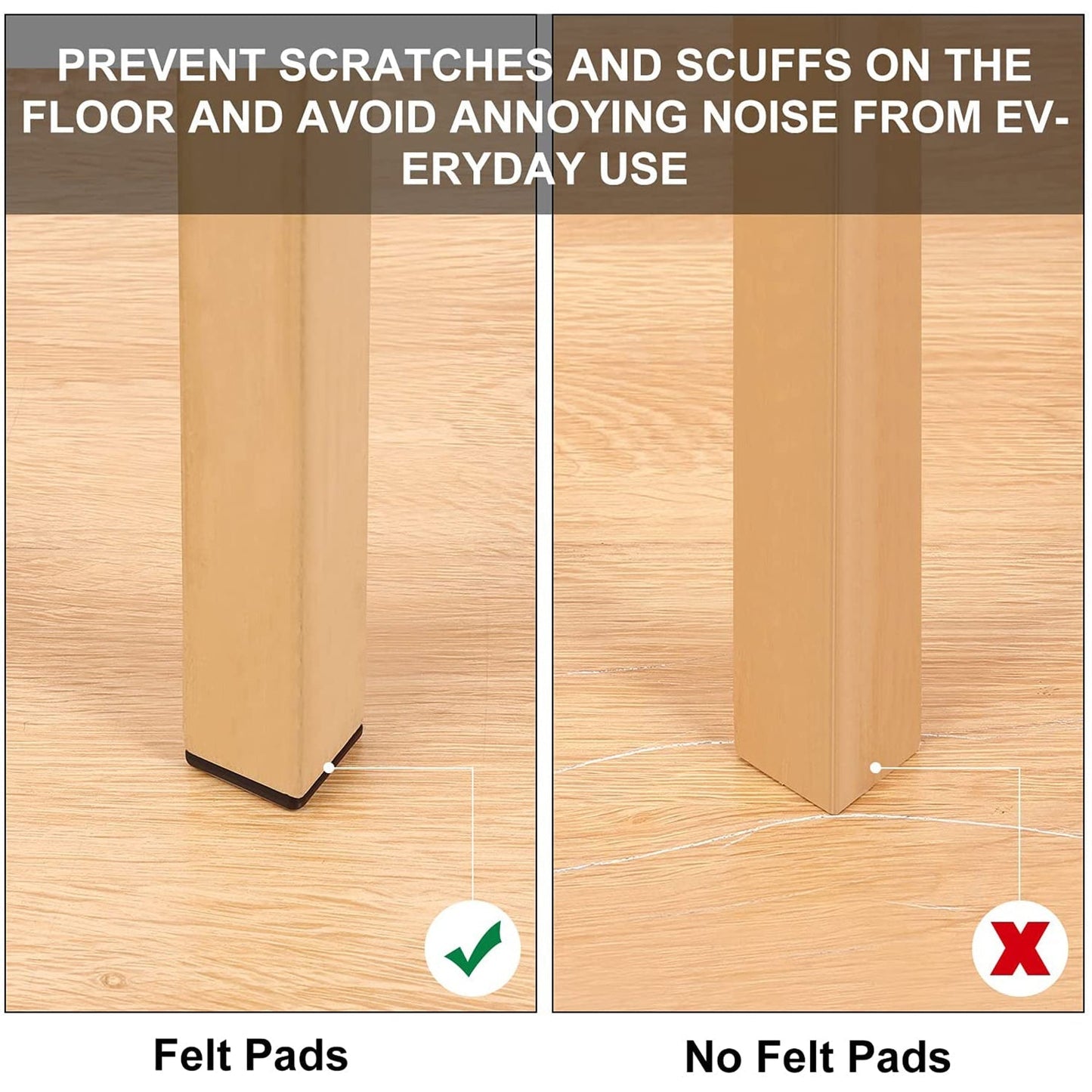 Furniture Protection Pad Furniture Anti Slip Floor Protection (9 Pcs Set) - Happy Price - Image 5