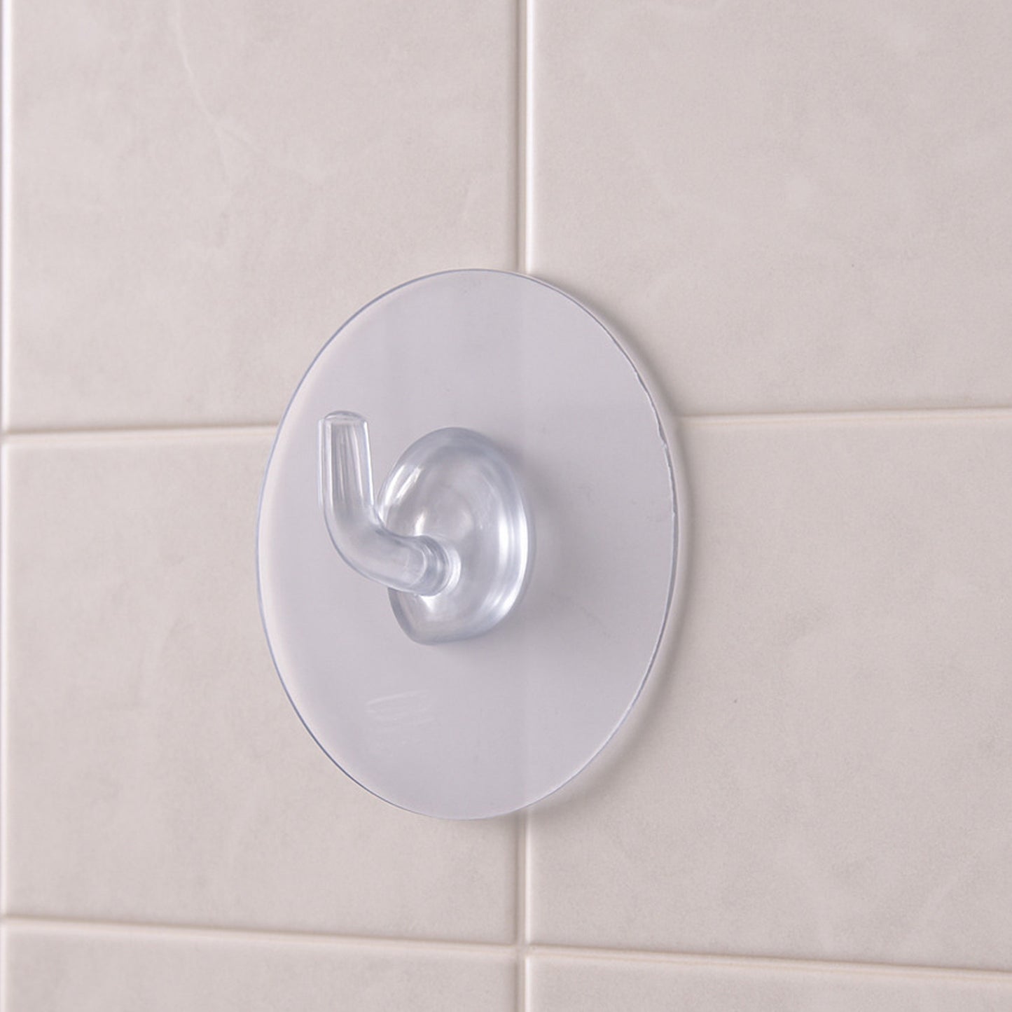 Transparent Wall-mount Adhesive Hook With Strong Grip (1 Pc) - Happy Price - Image 2