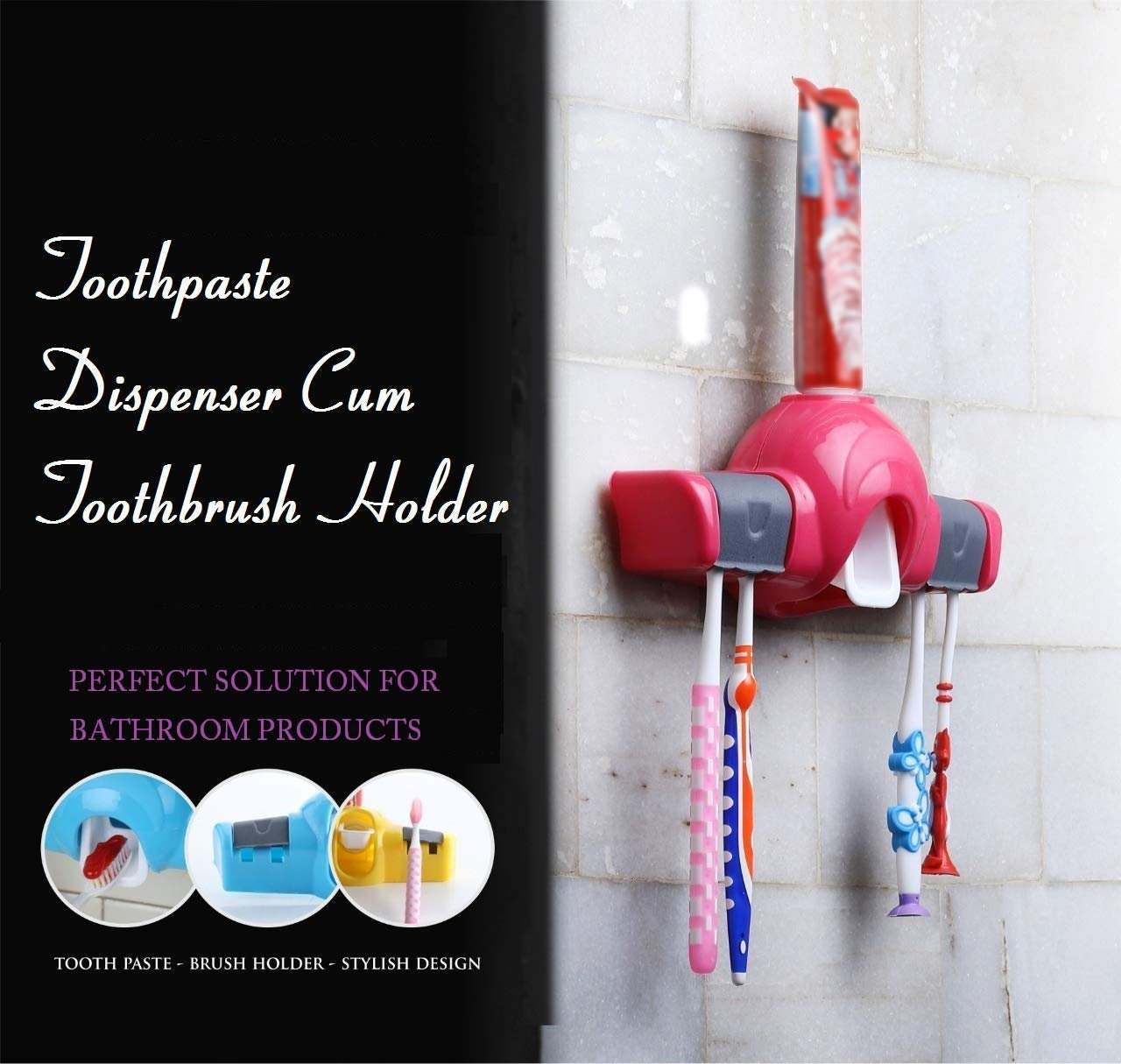 Automatic Push Toothpaste Squeezer Dispenser - Happy Price - Image 2