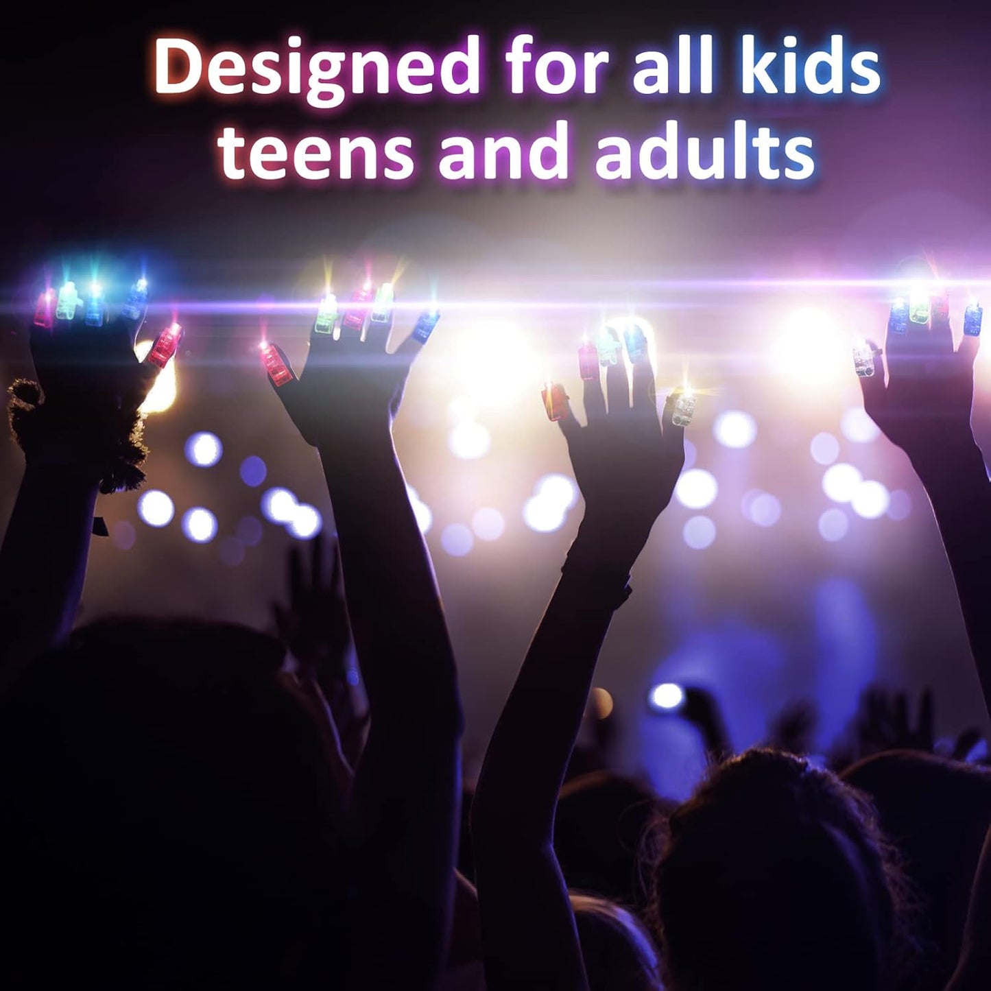 Mini LED Glow Rings with Elastic Band - Pack of 1 - Happy Price - Image 3