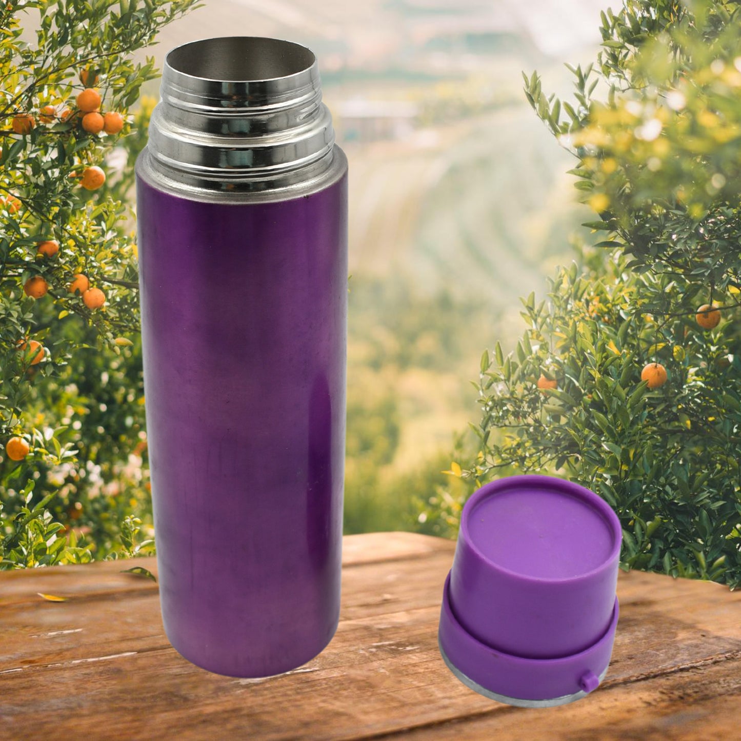 Stainless Steel Water Bottle Leak Proof Rust Proof Hot  Cold Drinks Gym Sipper Bpa Free Food Grade Quality Steel Fridge Bottle For Office  Gym  School (500 Ml Approx) - Happy Price - Image 5