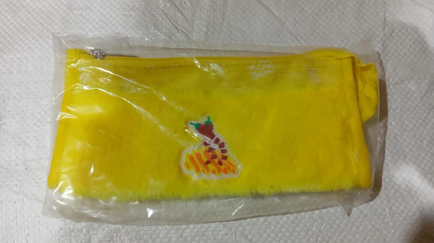 Smart Design Solid Colour Double Pocket Large Capacity With Zipper Reusable Multipurpose Washable Pouch Pen Pencil Stationary Case Travel Boys  Girls Pouch With Zip For Travel School Stationary (2 Pocket) - Happy Price - Image 6