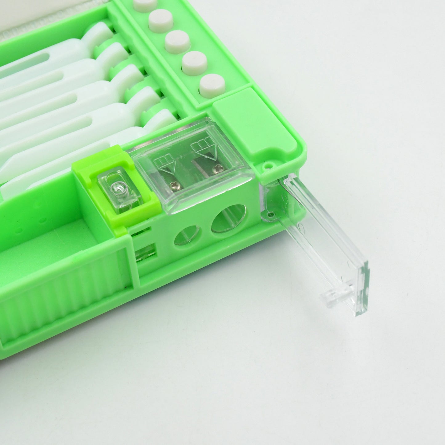 Multipurpose Compass Box Pencil Box With 2 Compartments For School Cartoon Printed Pencil Case For Kids Birthday Gift For Girls  Boys Cartoon Printed Pencil Case For Kids. - Happy Price - Image 5