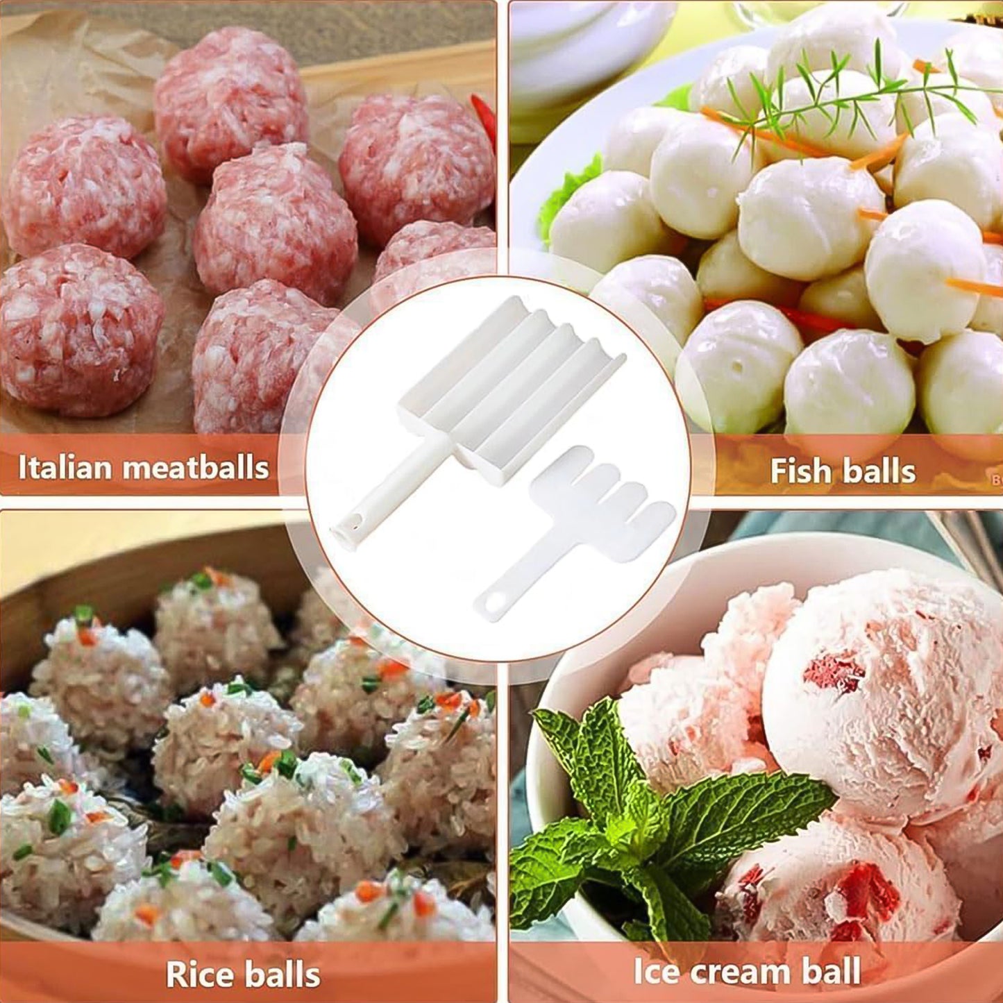 Gujia  Meatball Maker Set Easily Shape Meatballs Maker (1pc) - Happy Price - Image 4