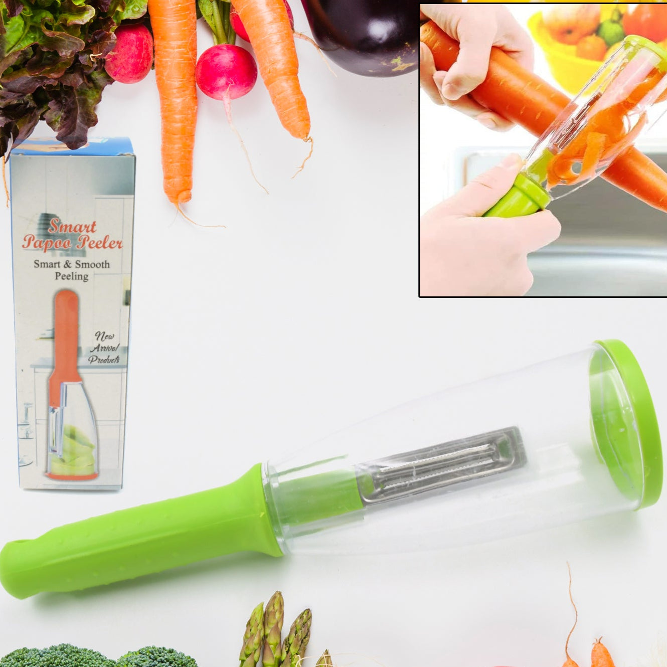 Smart Multifunctional Vegetablefruit Peeler For Kitchen - Happy Price - Image 1